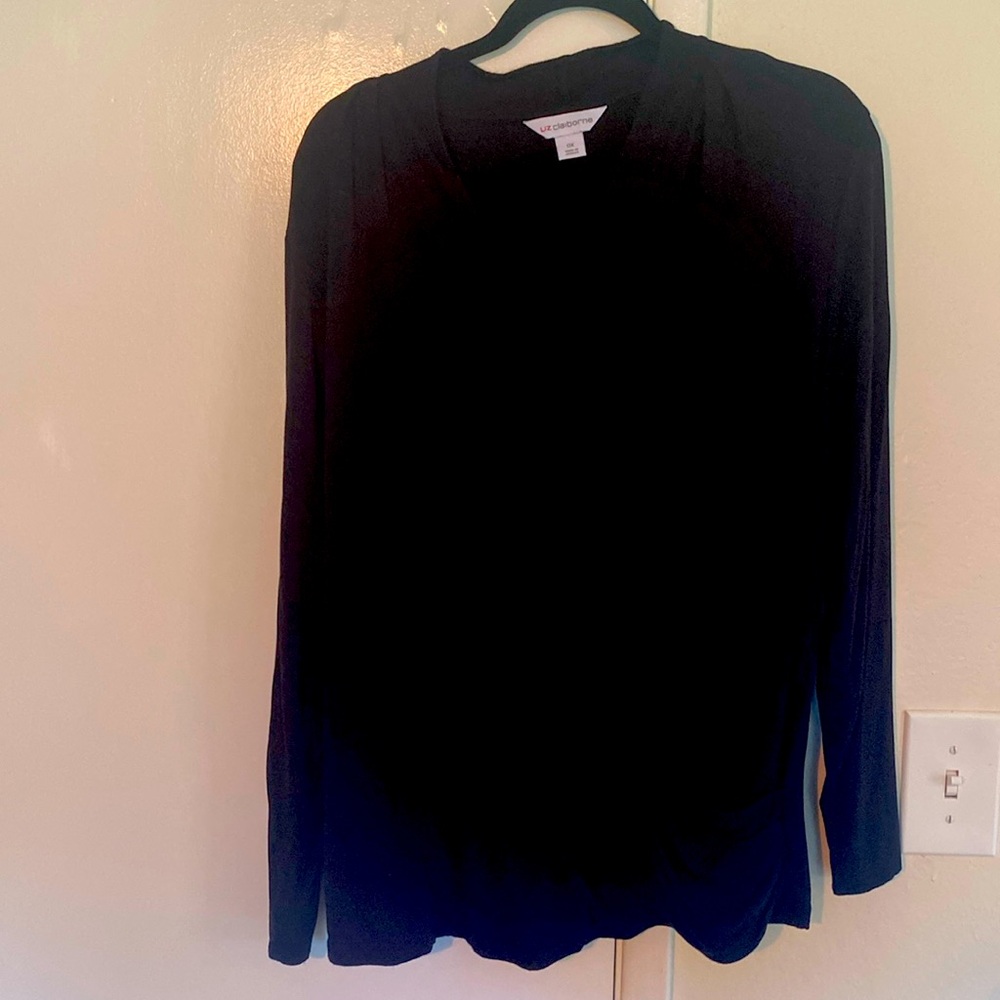 Liz Claiborne Crossfront Lung sleeve Blouse